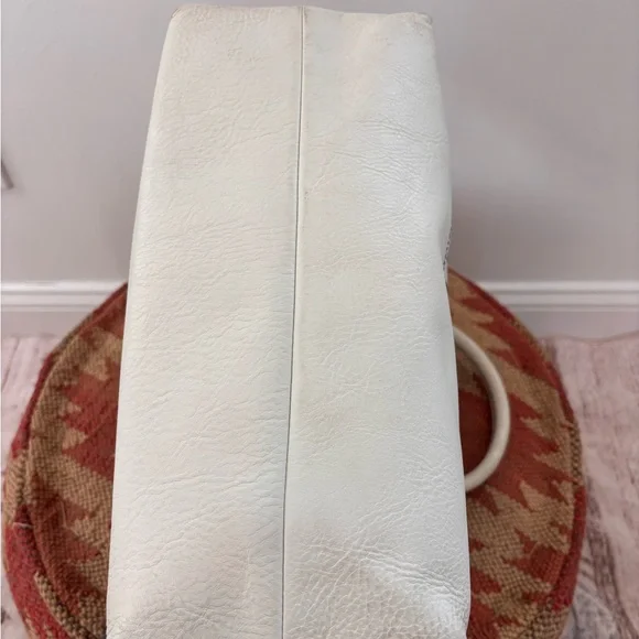 Coach Signature Striped Molly Satchel Denim Color Preowned - Picture 8 of 8